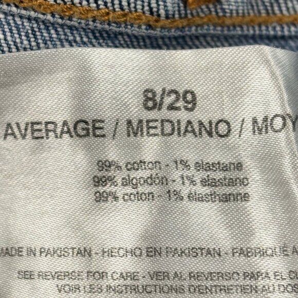 Chaps Slim Boyfriend Women's size 8 Medium Wash Blue Denim jeans - Picture 3 of 4